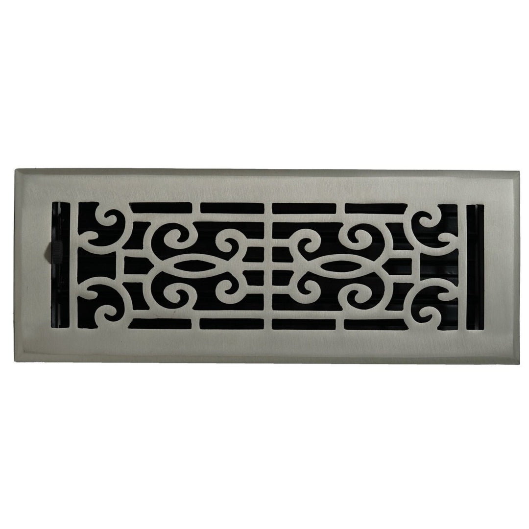 Madelyn Carter Cast Brass Baroque Floor and Wall Vent Covers Vent Cover Kay Hardware - VCU