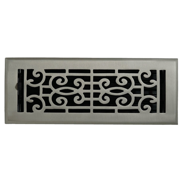 Madelyn Carter Cast Brass Baroque Floor and Wall Vent Covers Vent Cover Kay Hardware - VCU