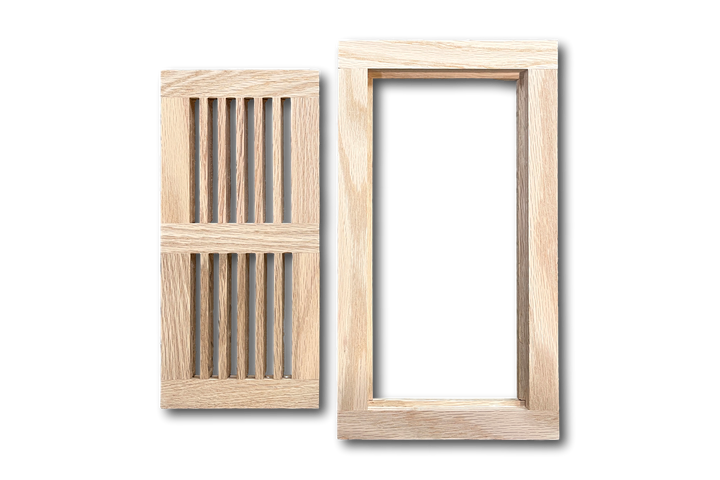 Wood Designs One Way Linear Flush with Frame Vent Cover Register Grillworks, Inc - VCU