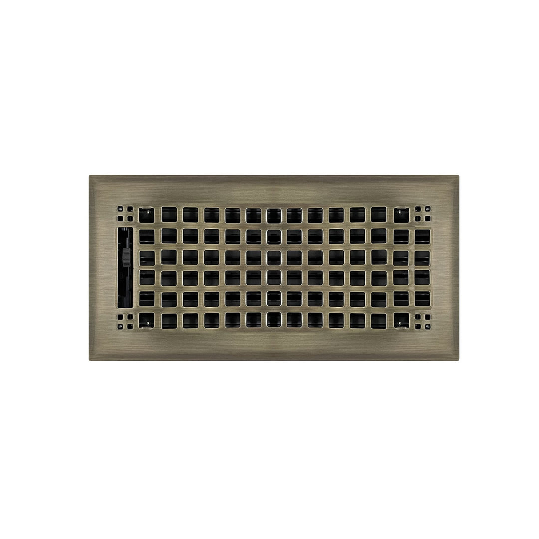 Mission Steel Floor and Wall Registers Vent Cover Steel Plated (Wholesale Registers) - VCU