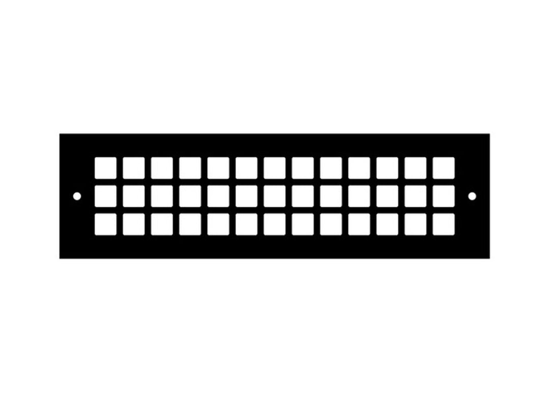 Square Toe Kick Vent Cover Toe Kick Reggio Register Company, LLC - VCU