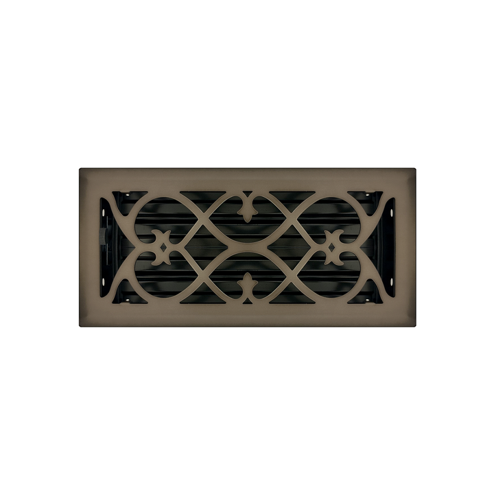 Victorian Floor and Wall Registers Vent Cover Steel Plated (Wholesale Registers) - VCU
