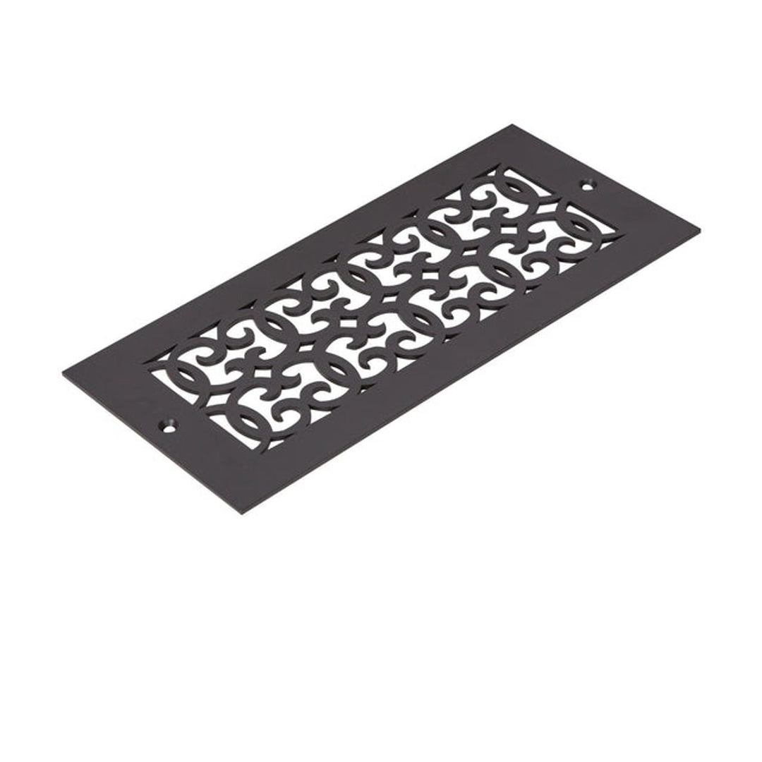 Versailles Design Vent Covers - Made to Order Vent Cover Reggio Register Company, LLC - VCU 2.25 x 10 (Overall 3.5 x 12) 3/16" Aluminum Oil Rubbed Bronze