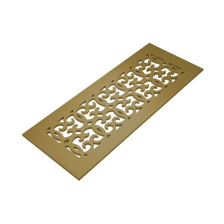 Versailles Design Vent Covers - Made to Order Vent Cover Reggio Register Company, LLC - VCU 2.25 x 10 (Overall 3.5 x 12) 3/16" Aluminum Sun Gold