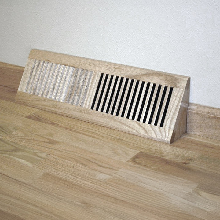 Vertical Slot Baseboard Wood Vent Covers Baseboard Register/Return All American Wood Register Co - VCU