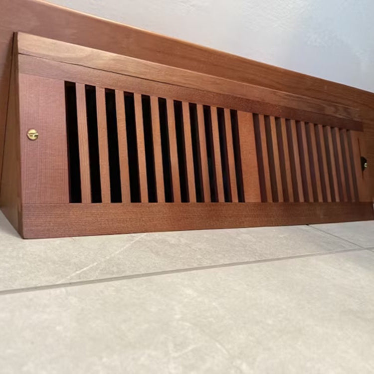 Vertical Slot Baseboard Wood Vent Covers Baseboard Register/Return All American Wood Register Co - VCU