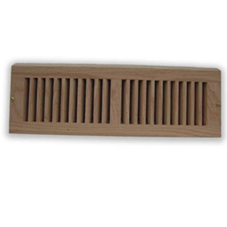 Vertical Slot Baseboard Wood Vent Covers
