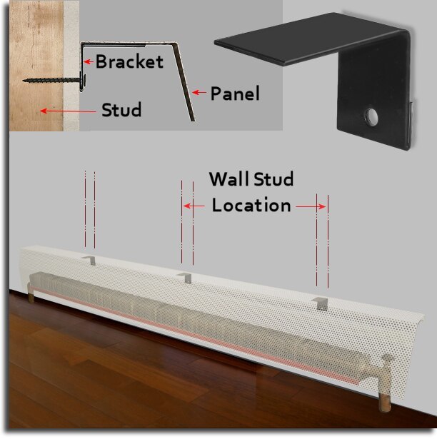 Elliptus Wall Bracket Wall Bracket Baseboarders - VCU
