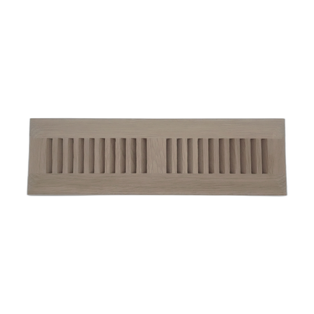 Wood Designs Insert Floor Registers - Optional Damper Insert 2.5 x 10 (Overall 3.938 x 11.438)