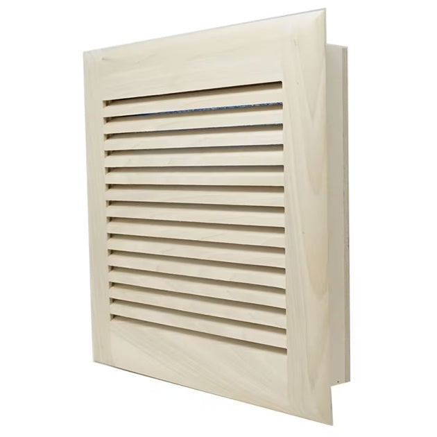 Wood Designs Filter Grille Air Return Filter Grille Grillworks, Inc - VCU 12 x 12 Filter (13" Wide x 13" High Rough Opening) Red Oak