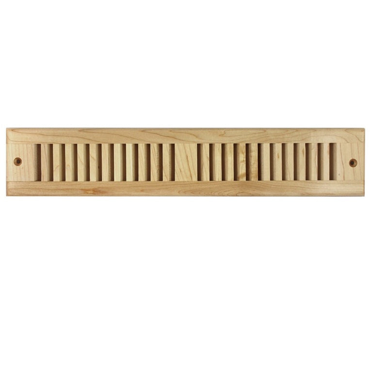 Wood Designs Toe Kick Vent Covers Toe Kick Grillworks, Inc - VCU 2.25 x 12 (Overall 3 x 14) Red Oak