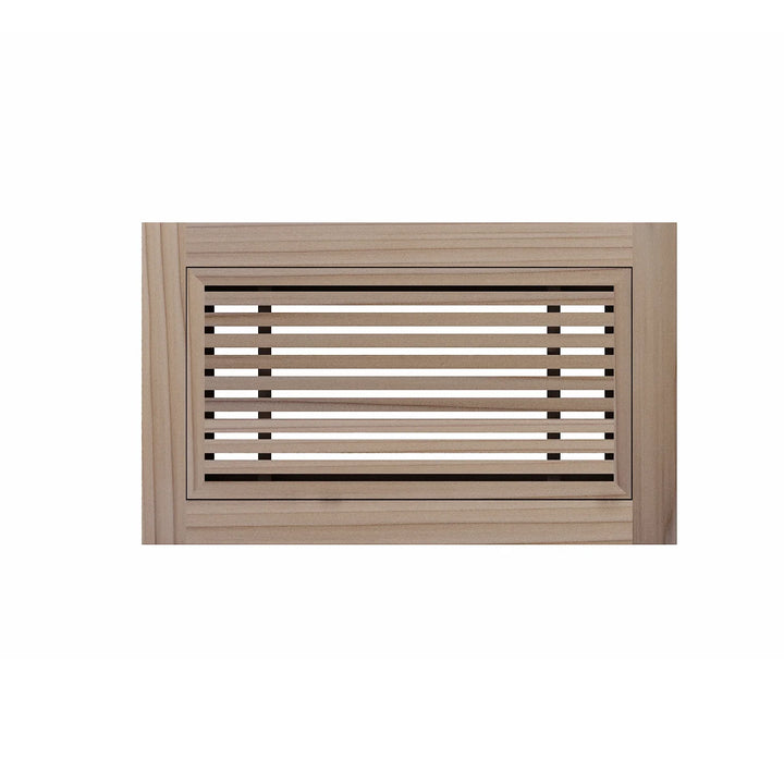 Linear Bar Floor Wood Grilles - Flush Mount with Frame Flush Grille Vexell - VCU 2.25 x 10 (4.75 x 12.5 Overall) Poplar