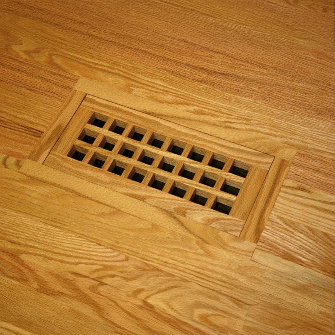 Wood Designs Grid Flush With Frame Floor Registers Register Grillworks, Inc - VCU