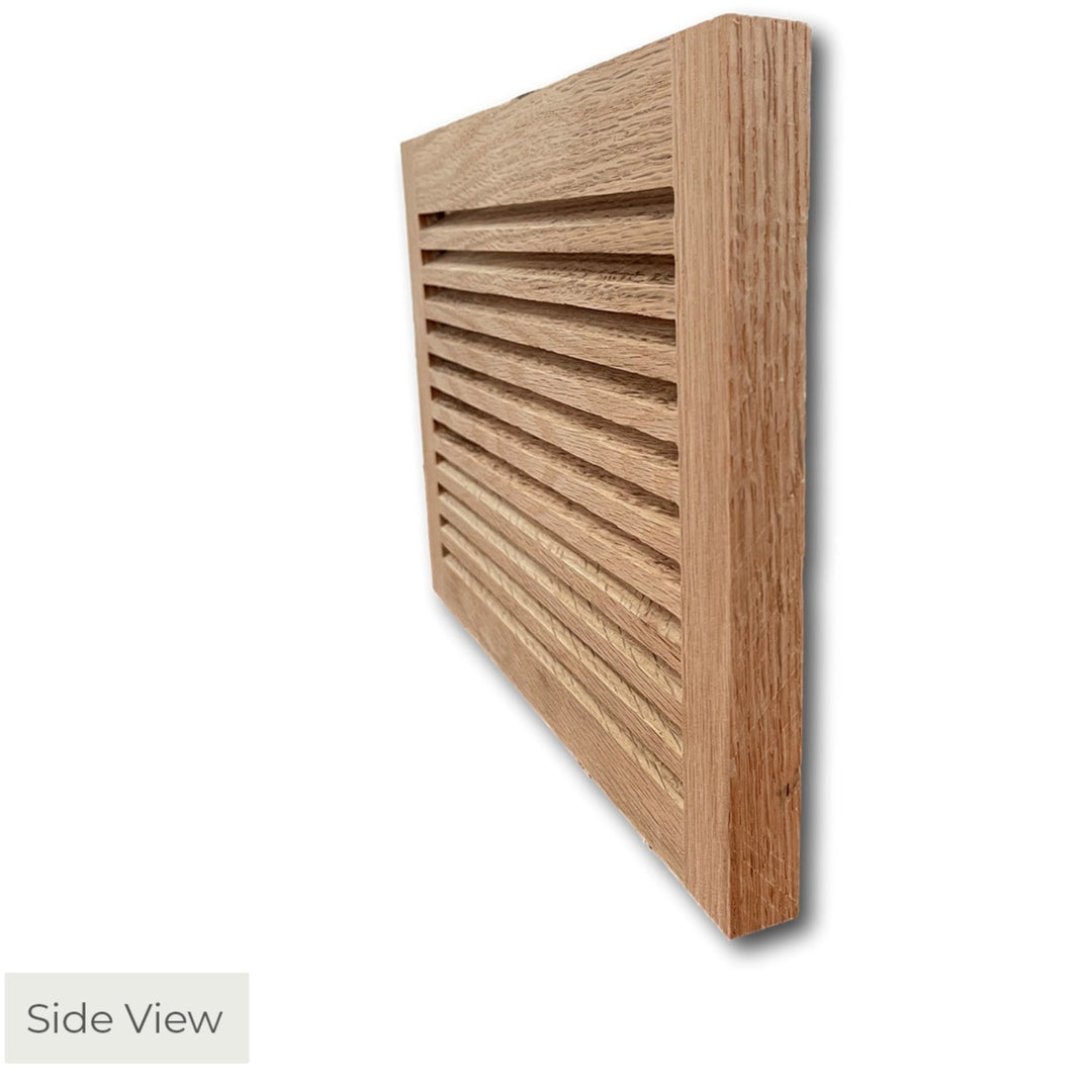 Wood Designs One Way Directional Flush Mount Slab Vent Cover Flush No Frame Vent Cover Grillworks, Inc - VCU