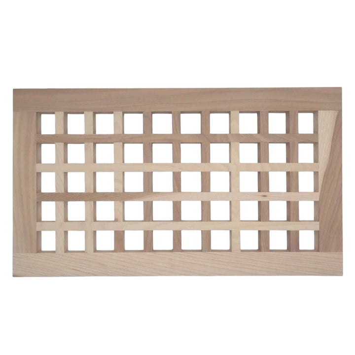 Wood Designs Grid Flush Mount Slab Floor Registers Flush No Frame Vent Cover Grillworks, Inc - VCU