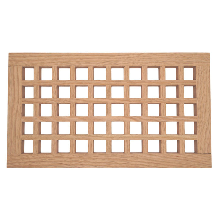 Wood Designs Grid Flush Mount Slab Floor Registers Flush No Frame Vent Cover Grillworks, Inc - VCU