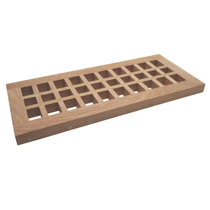 Wood Designs Grid Flush Mount Slab Floor Registers Flush No Frame Vent Cover Grillworks, Inc - VCU
