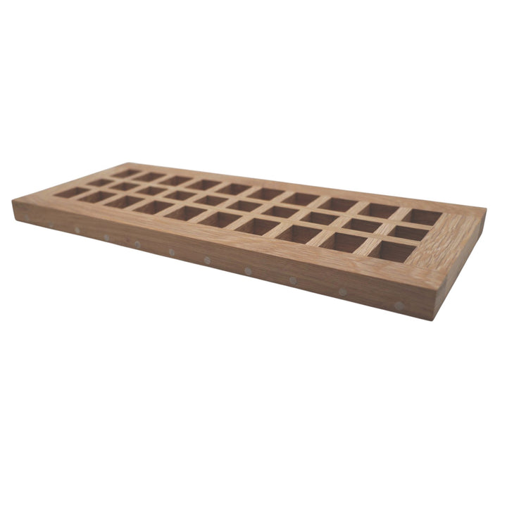 Wood Designs Grid Flush Mount Slab Floor Registers Flush No Frame Vent Cover Grillworks, Inc - VCU