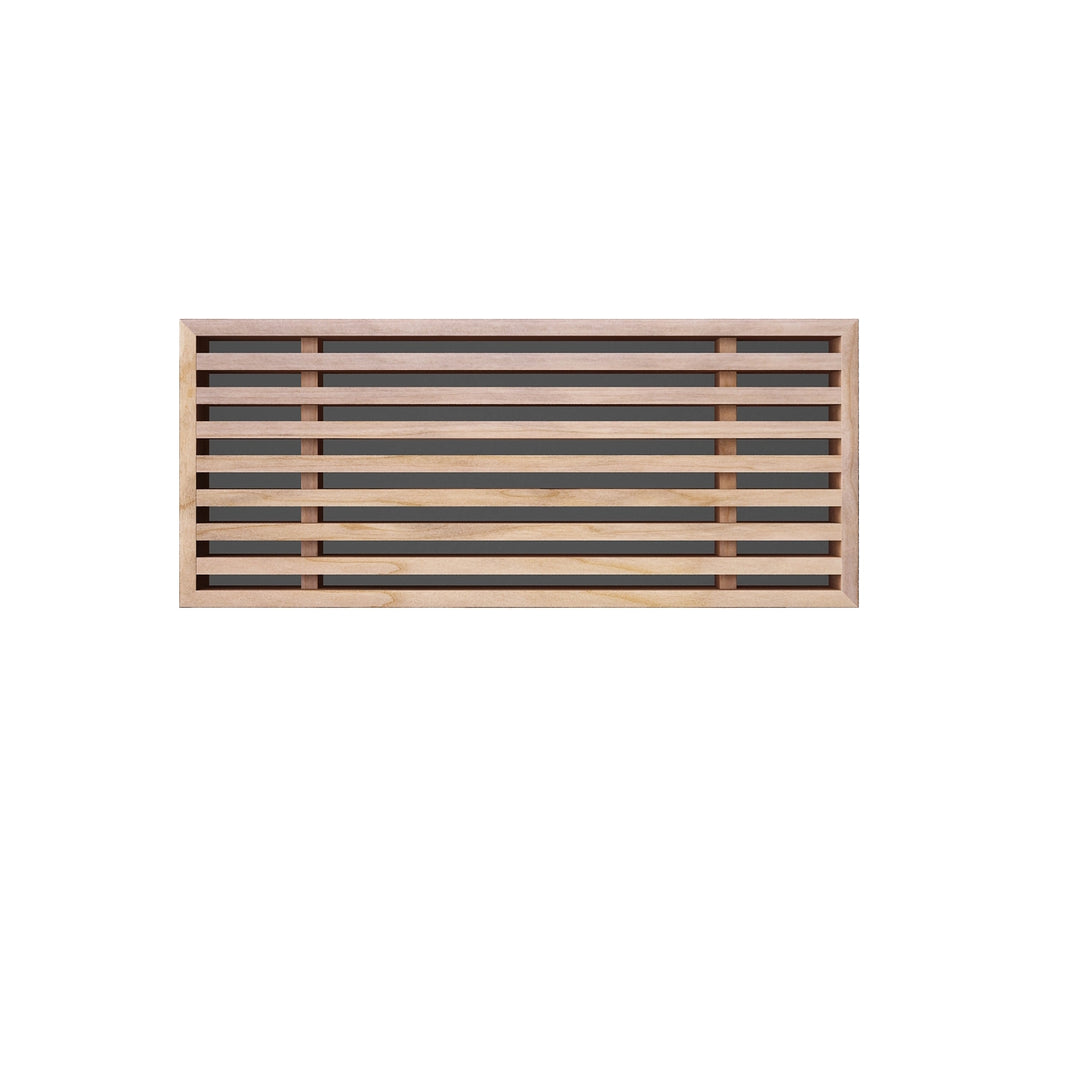 Angled Bar Inset - Flush Mount Removable Core Wood Grilles - Ceiling and Wall Flush Grille Vexell - VCU