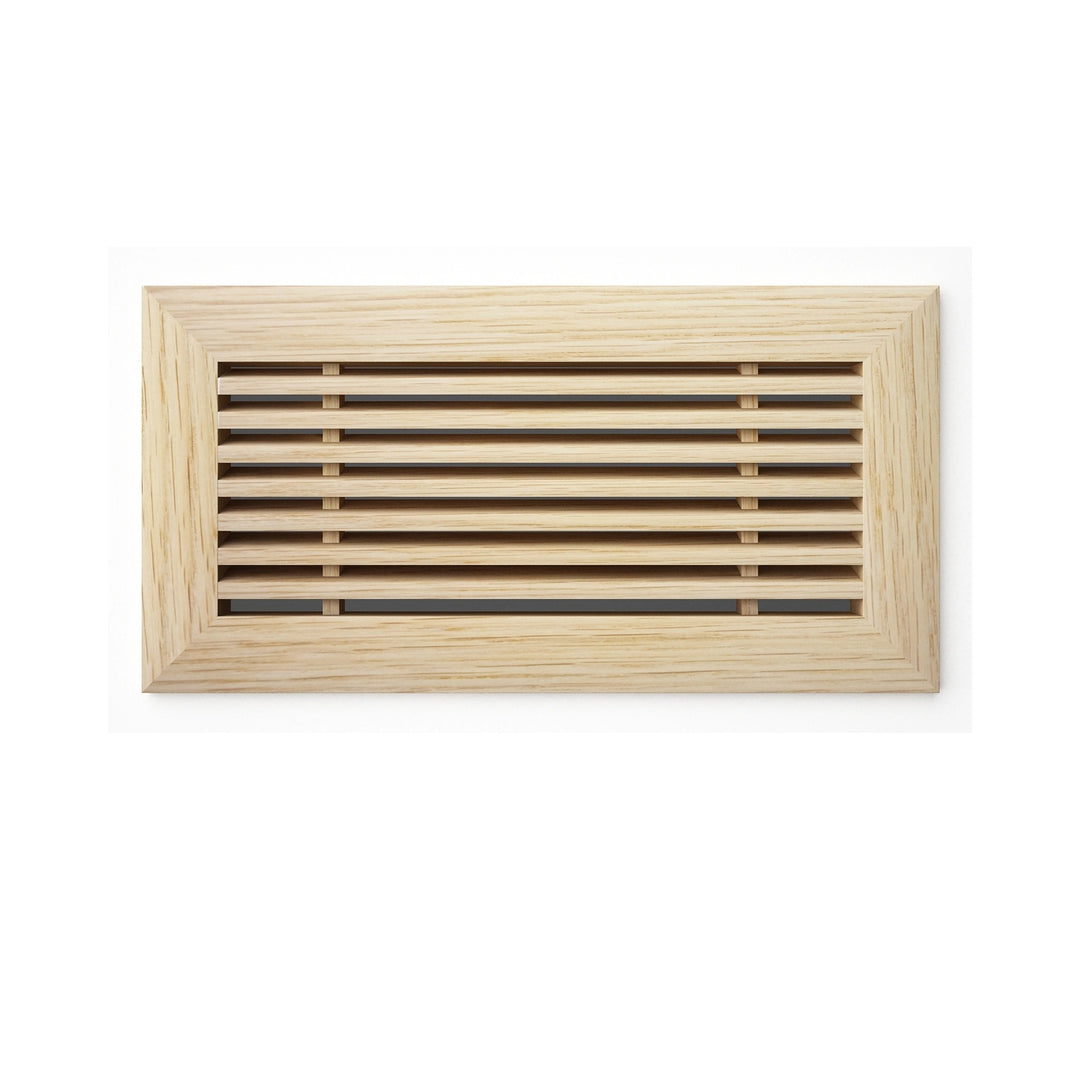 Angled Bar Surface Mount Wood Grilles - Ceiling and Wall Surface Mount Grille Vexell - VCU 2.25 x 10 (Overall 3.5 x 11.25) Mahogany Solid Core - Non-Removable
