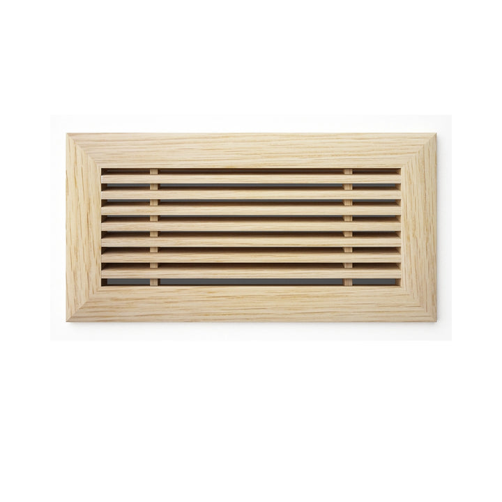Angled Bar Surface Mount Wood Grilles - Ceiling and Wall Surface Mount Grille Vexell - VCU 2.25 x 10 (Overall 3.5 x 11.25) Mahogany Solid Core - Non-Removable