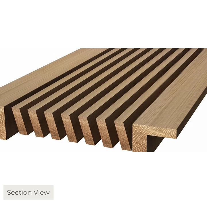 Angled Bar Surface Mount Wood Grilles - Ceiling and Wall Surface Mount Grille Vexell - VCU