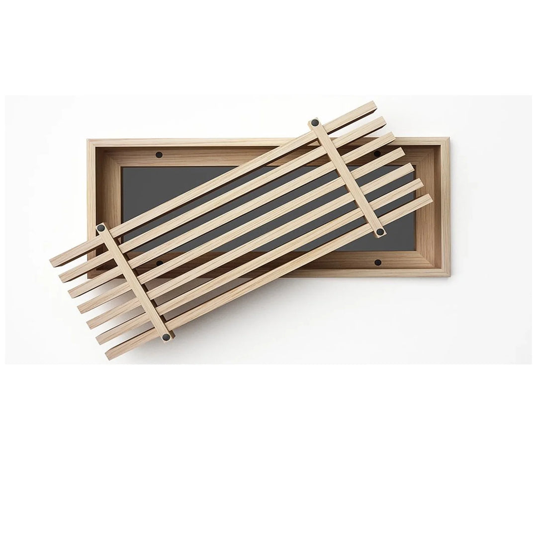 Beveled Bar Inset - Flush Mount Removable Core Wood Grilles - Ceiling and Wall Vent Cover Vexell - VCU