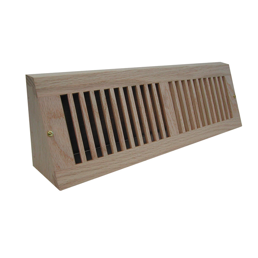 Vertical Slot Baseboard Wood Vent Covers Baseboard Register/Return All American Wood Register Co - VCU