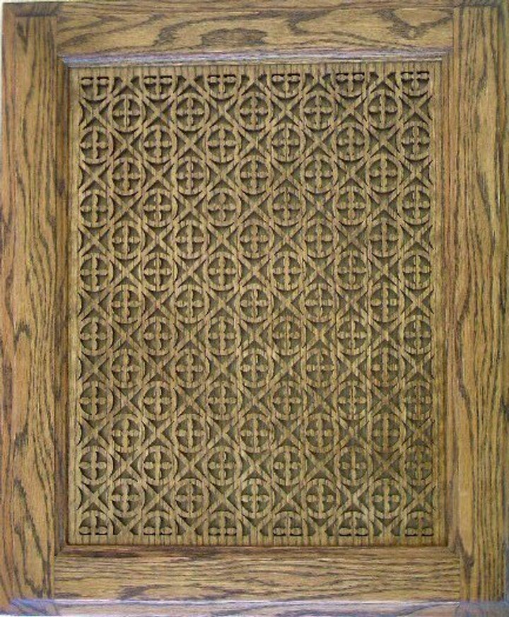 Wood Wall and Ceiling Vent Covers Pattern F Vent Cover Pattern Cut, Inc. - VCU