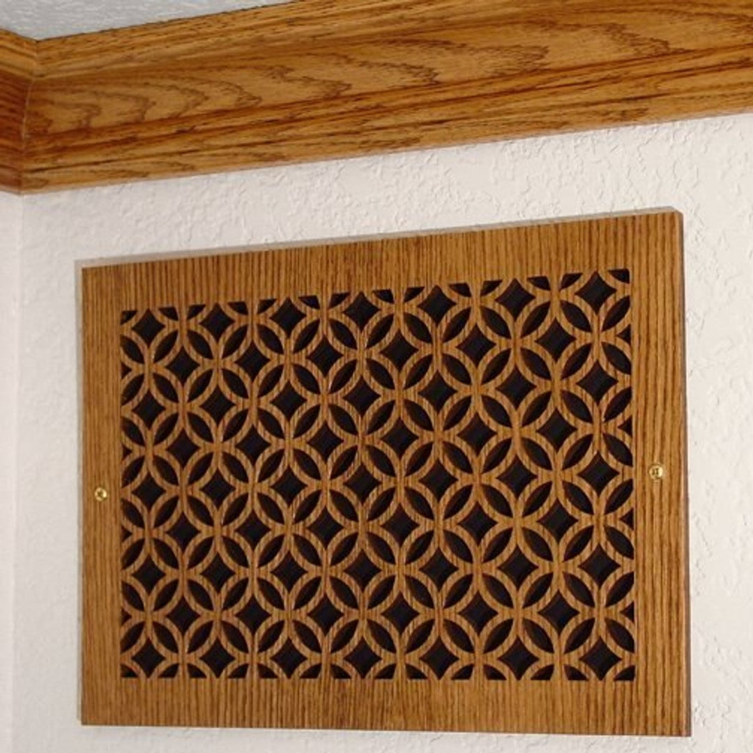 Wood Wall and Ceiling Vent Covers Pattern H Vent Cover Pattern Cut, Inc. - VCU