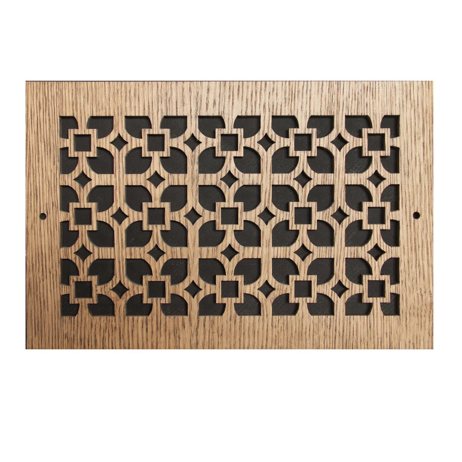 Wood Wall and Ceiling Vent Covers Pattern Q Vent Cover Pattern Cut, Inc. - VCU