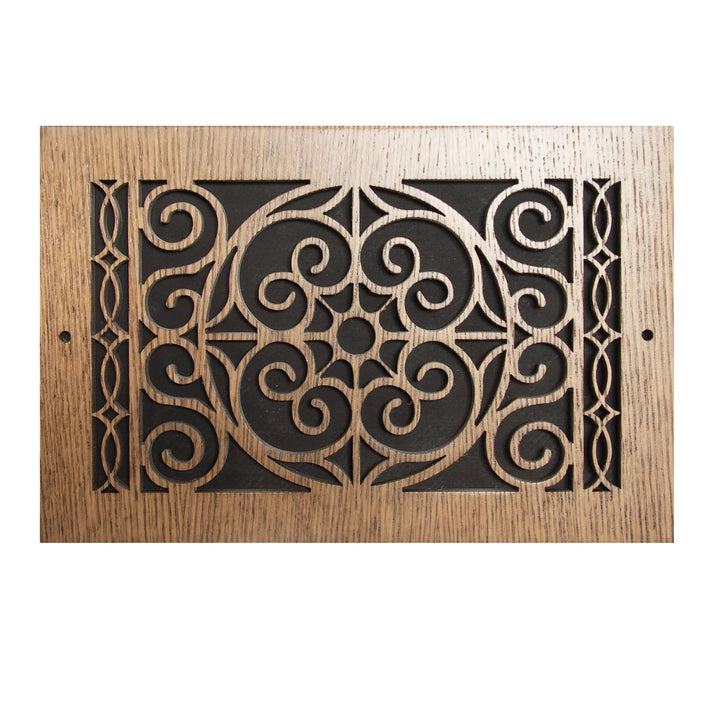 Wood Wall and Ceiling Vent Covers Pattern R Vent Cover Pattern Cut, Inc. - VCU