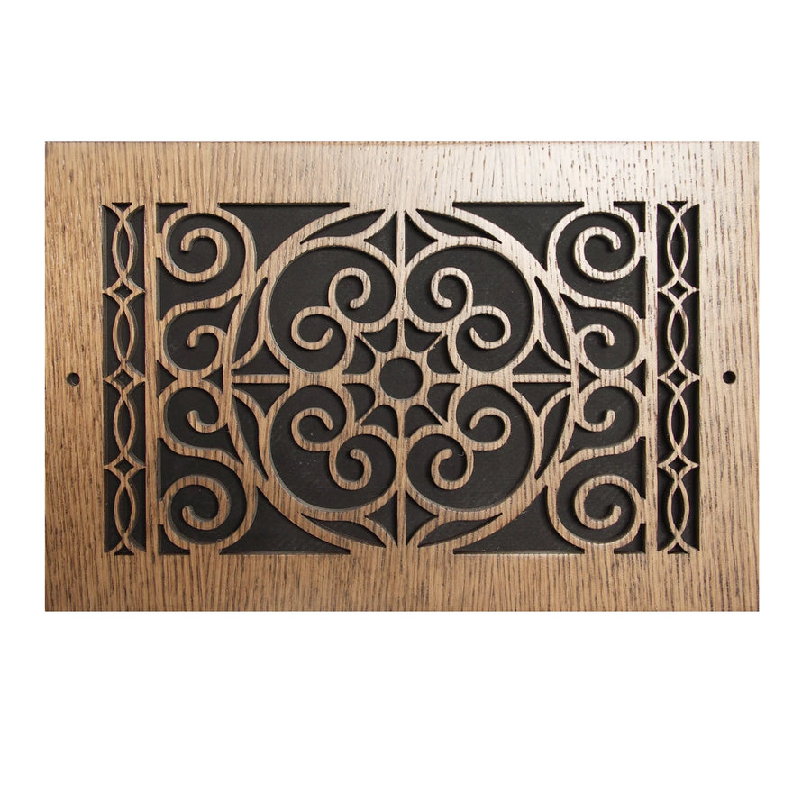 Wood Wall and Ceiling Vent Covers Pattern R Vent Cover Pattern Cut, Inc. - VCU